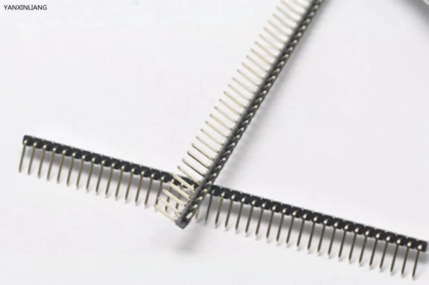 10Pcs Pitch 2.54mm 1x40 Pin 40 Pin Single Row Right Angle Male Pin Header Strip Connector
10Pcs Pitch 2.54mm 1x40 Pin 40 Pin Single Row Right Angle Male Pin Header Strip Connector