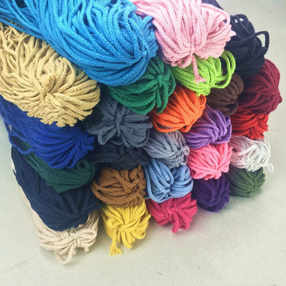 New Eco-Friendly 100% Cotton 7mm Cord High Tenacity Twisted Rope Thread DIY Craft Woven String Home Textile Craft Home Decor
New Eco-Friendly 100% Cotton 7mm Cord High Tenacity Twisted Rope Thread DIY Craft Woven String Home Textile Craft Home Decor