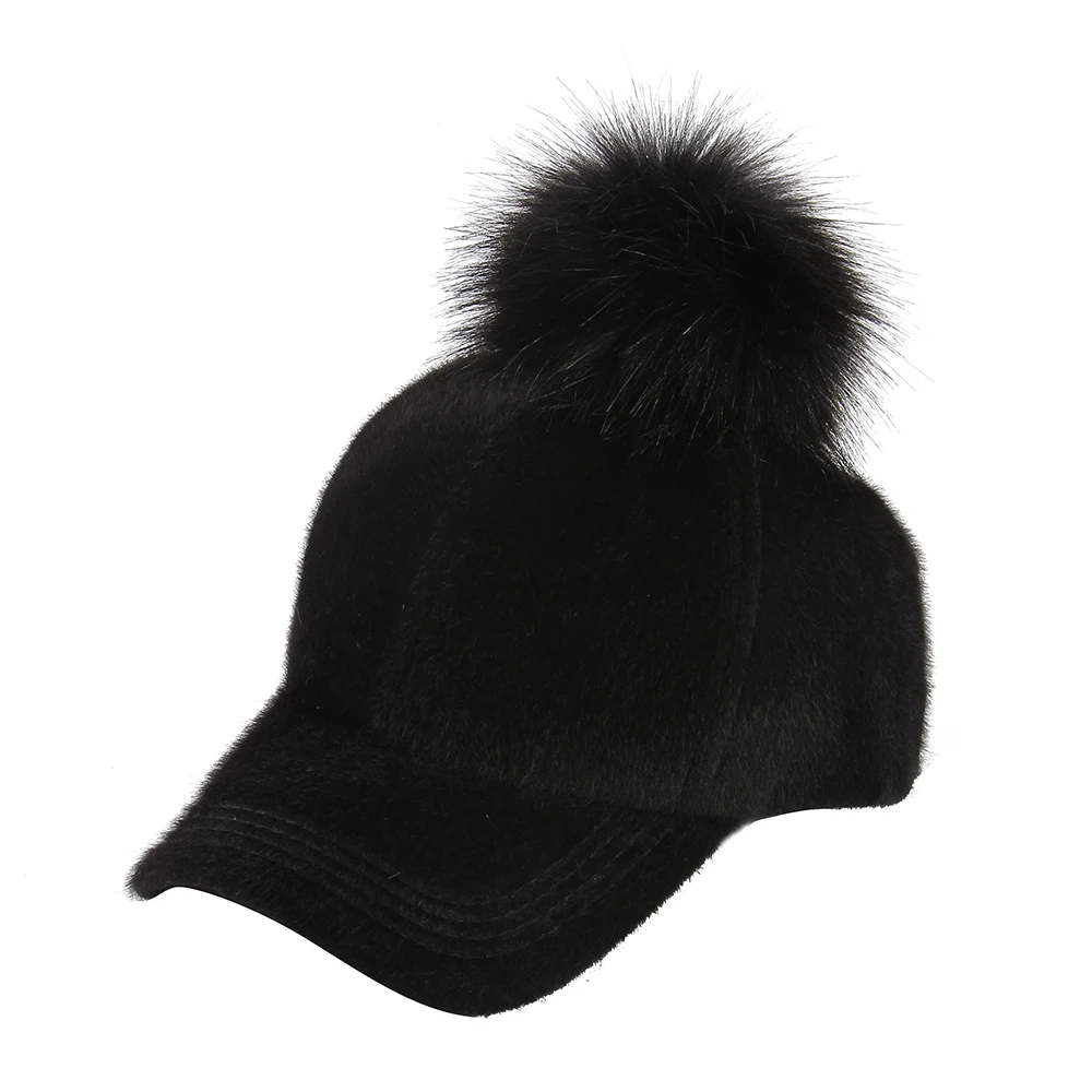 FOXMOTHER 2019 New Fashion Winter Black Pink Grey Solid Color Faux Fur Pom Poms Mink Gorras Baseball Caps For Women Ladies
FOXMOTHER 2019 New Fashion Winter Black Pink Grey Solid Color Faux Fur Pom Poms Mink Gorras Baseball Caps For Women Ladies