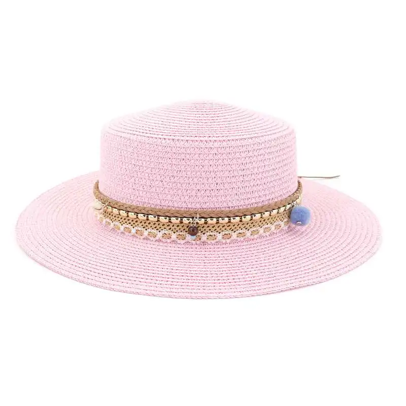 WZCX 2019 Shell Bead Solid Color Casual Tide Straw Hat New Fashion Summer Women Outdoor Beach Hat Adult Cap
WZCX 2019 Shell Bead Solid Color Casual Tide Straw Hat New Fashion Summer Women Outdoor Beach Hat Adult Cap