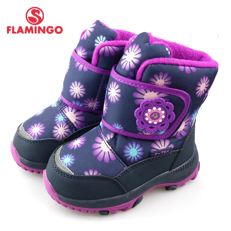 FLAMINGO Winter Waterproof Wool Warm High Quality Kids Shoes Anti-slip Snow Boots for Girl Size 22-27 Free Shipping 82M-QK-0918
FLAMINGO Winter Waterproof Wool Warm High Quality Kids Shoes Anti-slip Snow Boots for Girl Size 22-27 Free Shipping 82M-QK-0918