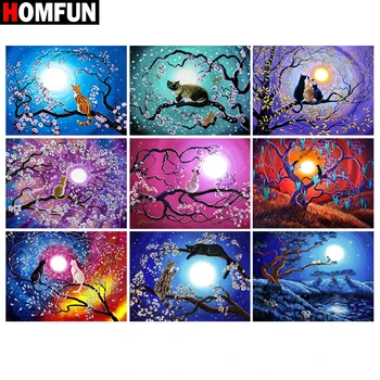 HOMFUN Full Square/Round Drill 5D DIY Diamond Painting "Tree & cat" 3D Embroidery Cross Stitch 5D Home Decor Gift
HOMFUN Full Square/Round Drill 5D DIY Diamond Painting "Tree & cat" 3D Embroidery Cross Stitch 5D Home Decor Gift