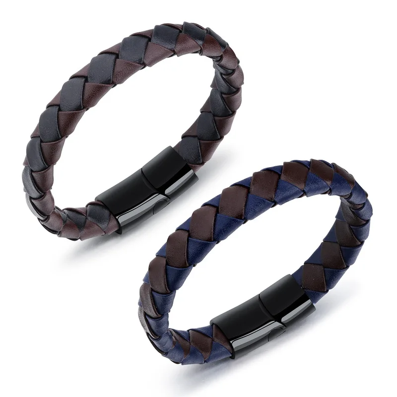 Fashion accessories, cowhide woven leather bracelet, business style men's colorful leather bracelet, men
Fashion accessories, cowhide woven leather bracelet, business style men's colorful leather bracelet, men