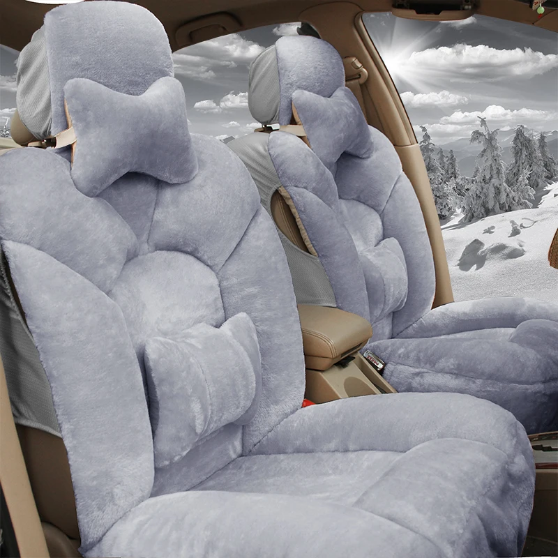 Фото Автомобильный плюшевый чехол на сиденье для Nissan Qashqai Note Murano March - купить