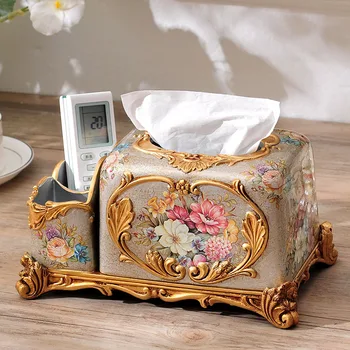 American retro luxury decoration decoration style Home Furnishing multifunctional tissue box box remote control box
American retro luxury decoration decoration style Home Furnishing multifunctional tissue box box remote control box