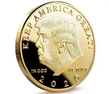100pcs/lot Donald J. Trump 2020 Keep America Great Commander In Chief Gold Challenge Coin Commemorative America 45th President N
100pcs/lot Donald J. Trump 2020 Keep America Great Commander In Chief Gold Challenge Coin Commemorative America 45th President N