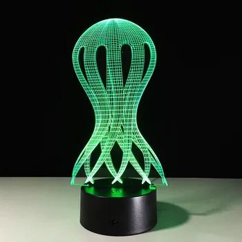 Octopus Jellyfish Lamp 3D USB LED Visual Creative NightLight Sleeping Night Light Table Lamp Decor Lampara Light Fixture Decor
Octopus Jellyfish Lamp 3D USB LED Visual Creative NightLight Sleeping Night Light Table Lamp Decor Lampara Light Fixture Decor