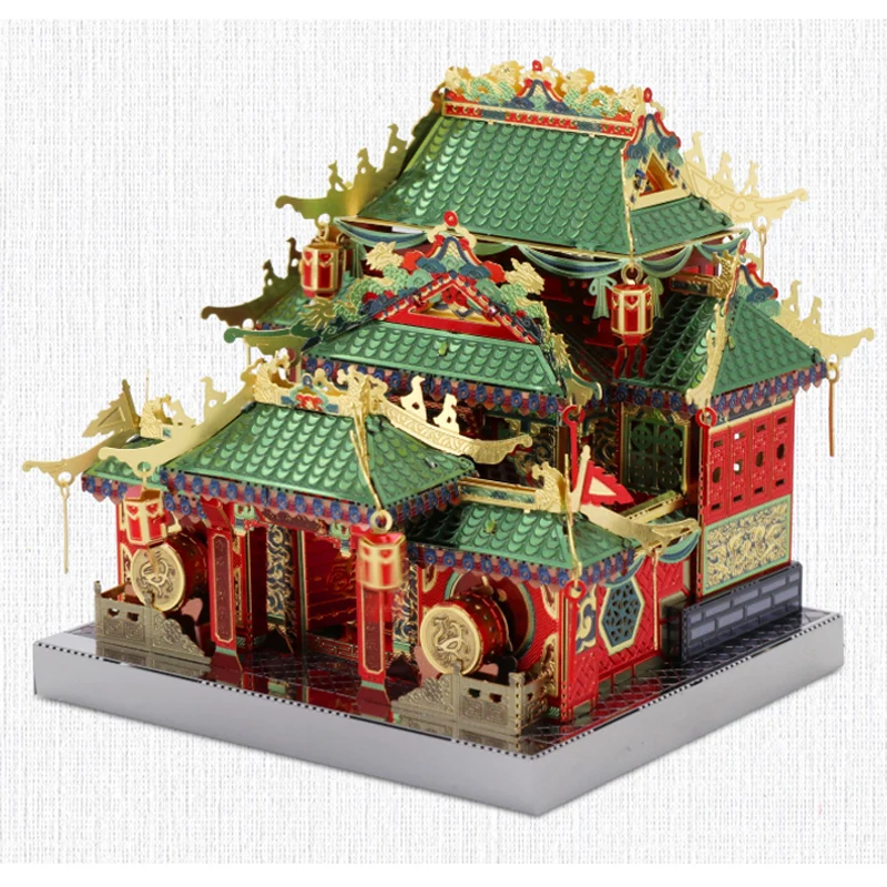 MU Chinese Gongfu Building Architecture 3D Metal Model Kits DIY Assemble Puzzle Laser Cut Jigsaw Building Toys Gift YM-N079-D
MU Chinese Gongfu Building Architecture 3D Metal Model Kits DIY Assemble Puzzle Laser Cut Jigsaw Building Toys Gift YM-N079-D