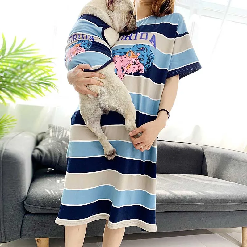 Family Clothes For Dog Stripe Summer Soft Cotton Small Big Large Dog Clothes Dress Shirt Adult Dress Shirt Dog Pajamas Clothing
Family Clothes For Dog Stripe Summer Soft Cotton Small Big Large Dog Clothes Dress Shirt Adult Dress Shirt Dog Pajamas Clothing