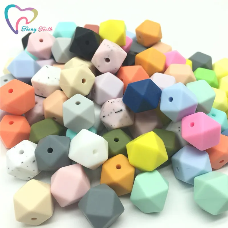 Teeny Teeth 50PCS 14 MM Hexagon Beads Sensory Chewing Toy Shower Gift Safe And Natural Organic DIY Crafts Teething Jewelry Beads
Teeny Teeth 50PCS 14 MM Hexagon Beads Sensory Chewing Toy Shower Gift Safe And Natural Organic DIY Crafts Teething Jewelry Beads