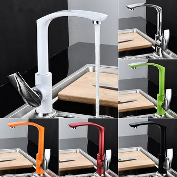 Kitchen Faucet Swivel Brass Sink Faucet Bathroom Tall Faucet Sink Basin Mixer Tap black/Chrome/Gold/Green/Red/Orange Sink Tap
Kitchen Faucet Swivel Brass Sink Faucet Bathroom Tall Faucet Sink Basin Mixer Tap black/Chrome/Gold/Green/Red/Orange Sink Tap