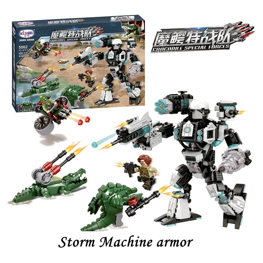 2019 NEW NO.5062 490Pcs Model Building Blocks storm machine armor Super heros Killer Croc VS Humanity Robot toys for boy
2019 NEW NO.5062 490Pcs Model Building Blocks storm machine armor Super heros Killer Croc VS Humanity Robot toys for boy