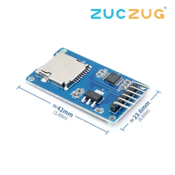 1pcs/lot Micro SD card mini TF card reader module SPI interfaces with level converter chip for arduino
1pcs/lot Micro SD card mini TF card reader module SPI interfaces with level converter chip for arduino
