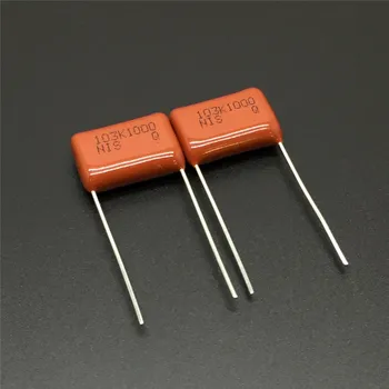10Pcs/100Pcs Japan NISSEI CBB capacitor MMC 1000V 103 K 10% 0.01uF 10nF Pitch=12.5mm Metallized polyester film capacitor
10Pcs/100Pcs Japan NISSEI CBB capacitor MMC 1000V 103 K 10% 0.01uF 10nF Pitch=12.5mm Metallized polyester film capacitor