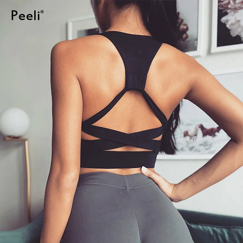 Peeli Adjustable Seamless Sports Bra High Support Running Workout Gym Brassiere Fitness Crop Tops Push Up Yoga Bra Active Wear
Peeli Adjustable Seamless Sports Bra High Support Running Workout Gym Brassiere Fitness Crop Tops Push Up Yoga Bra Active Wear