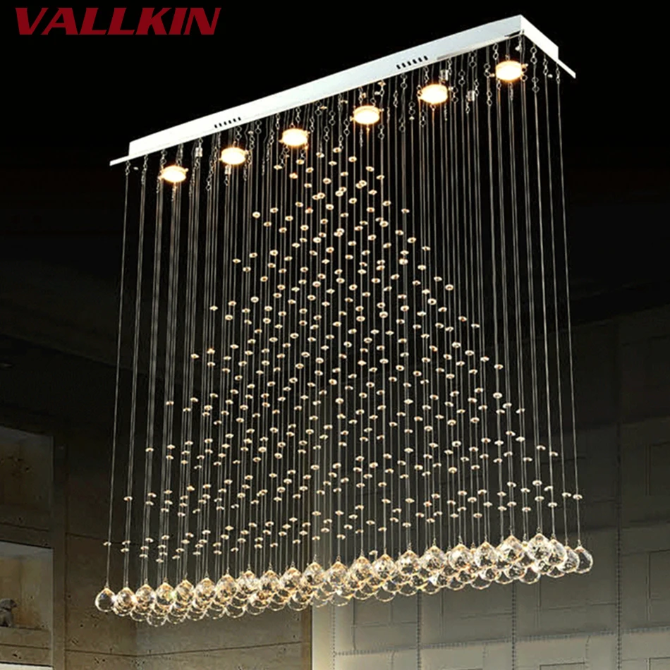 Modern K9 Large LED Rectangle Living Room Crystal Chandeliers Light Fixtures for Dining Room Restaurant Chandelier Lights Lamp
Modern K9 Large LED Rectangle Living Room Crystal Chandeliers Light Fixtures for Dining Room Restaurant Chandelier Lights Lamp