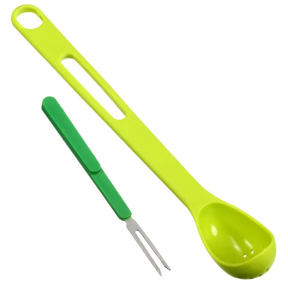 Scoop & Pick Jar Spoon and Fork Set Perfect for Serving Condiments at Picnics, Barbecues
Scoop & Pick Jar Spoon and Fork Set Perfect for Serving Condiments at Picnics, Barbecues