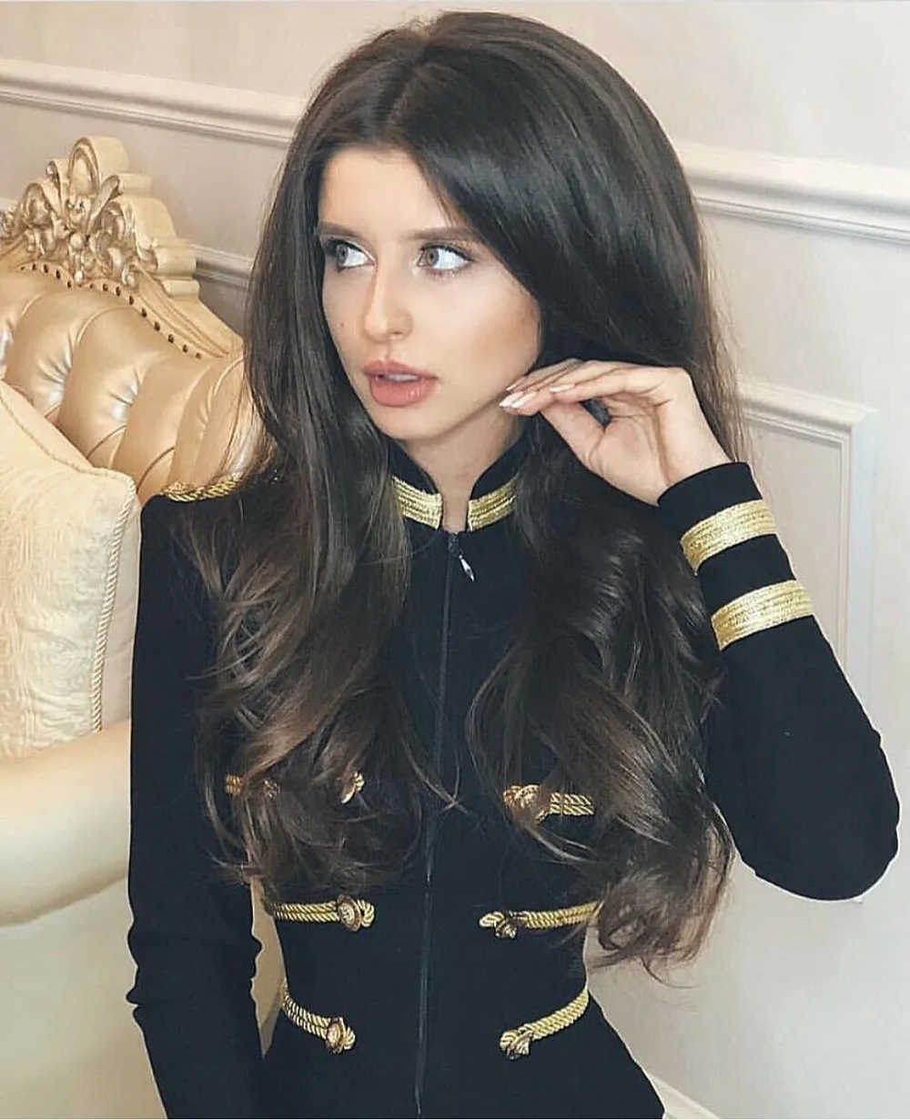 High Quality Ladies HL Bandage Coats Long Sleeve Sexy Bodycon Button Jackets Celebrity Fashion Wear
High Quality Ladies HL Bandage Coats Long Sleeve Sexy Bodycon Button Jackets Celebrity Fashion Wear
