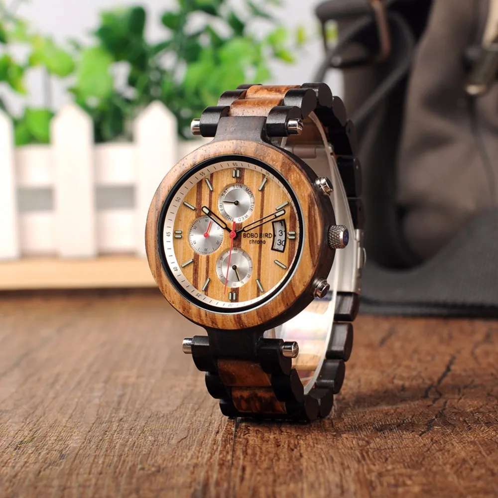 BOBO BIRD L-P17 Classic Men Stainless Steel Crown Stop Watches Multi-Time Zone Dial Custom Watches Male Reloj Para Hombres OME
BOBO BIRD L-P17 Classic Men Stainless Steel Crown Stop Watches Multi-Time Zone Dial Custom Watches Male Reloj Para Hombres OME