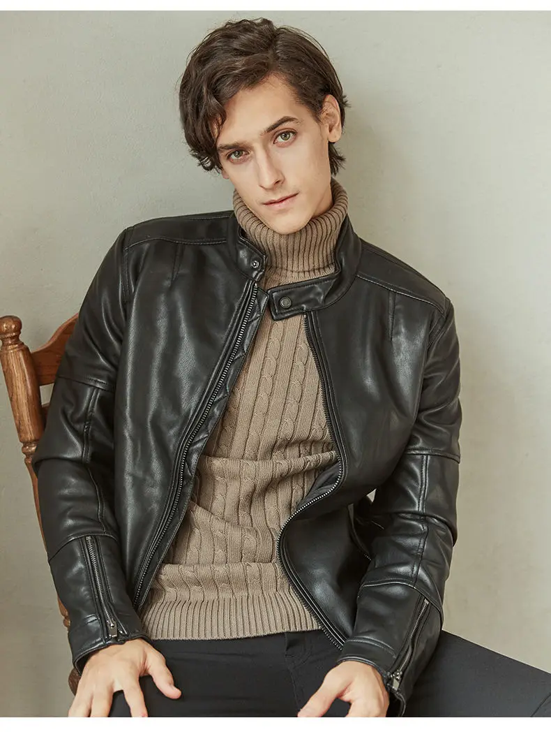 5Colors Turtleneck Sweater Men Pullovers Winter Thick knit Male Sweater Jumpers Cotton Man knitwear Autumn 2019 New Fashion 3XL 4