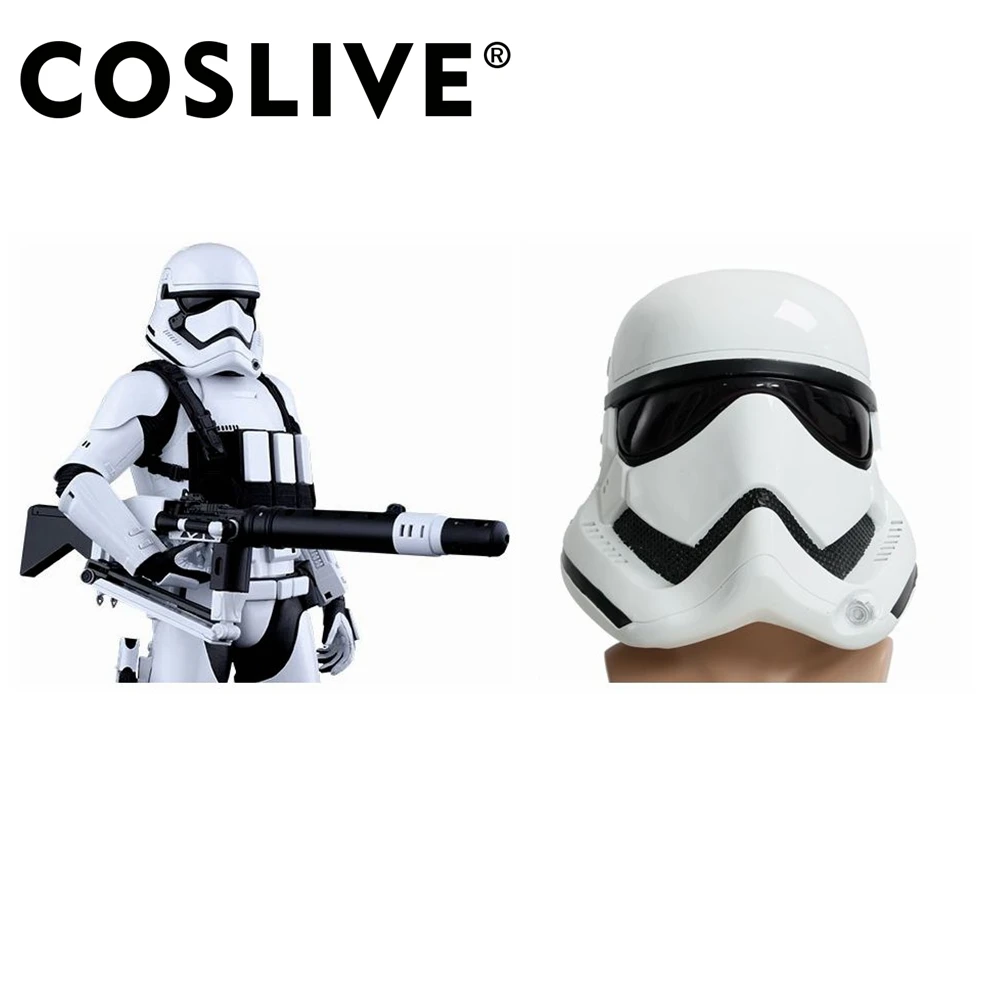 Coslive Star Wars White Soldier Helmet Movie Cosplay Props Helmet Full Head Black White Stitching Helmets Costume Accessories
Coslive Star Wars White Soldier Helmet Movie Cosplay Props Helmet Full Head Black White Stitching Helmets Costume Accessories