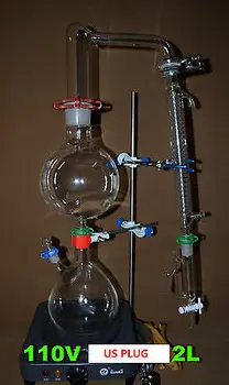 110V Essential Oil Steam Distillation Apparatus,Come with The Graham Condenser,Essential Oil Distillation kit
110V Essential Oil Steam Distillation Apparatus,Come with The Graham Condenser,Essential Oil Distillation kit