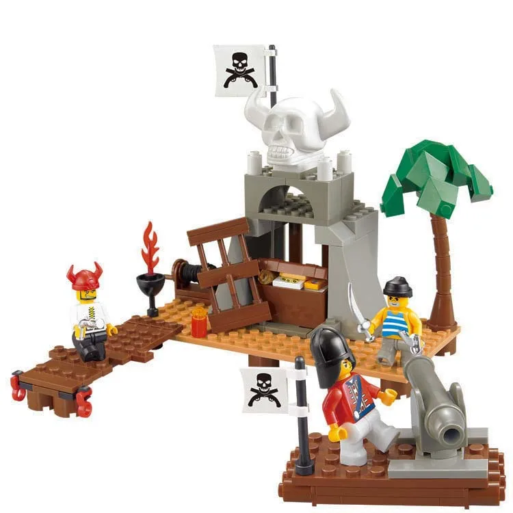 Models building toy 0278 Pirate Skeleton Regiment Pirate Treasure Weapons Assembling 142Pcs Building Blocks
Models building toy 0278 Pirate Skeleton Regiment Pirate Treasure Weapons Assembling 142Pcs Building Blocks