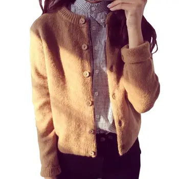 Women Knitted Cardigan Sweater Warm Autumn Winter Woolen Knitted Cardigan Short Jacket Sweater Women Long Sleeve Knit Coats Q888
Women Knitted Cardigan Sweater Warm Autumn Winter Woolen Knitted Cardigan Short Jacket Sweater Women Long Sleeve Knit Coats Q888