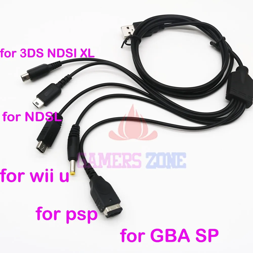 

USB Charger Charging Cable Cords for Nintendo NDSL / NDS NDSI XL 3DS / PSP / WII U GBA SP Charging Leads Cables