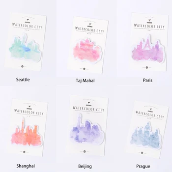 Watercolor City Decoration Notepad Sticky Notes 30 Sheets Memo Pad Mixed Color Creative Notice Stickers School Supplies
Watercolor City Decoration Notepad Sticky Notes 30 Sheets Memo Pad Mixed Color Creative Notice Stickers School Supplies