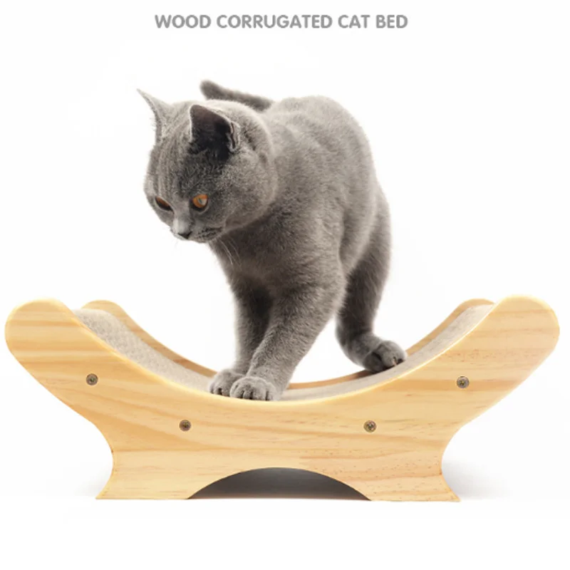 Cat Kitten Scratch Board Wooden Corrugated Paper Scratching Pad Bed Durable Toy LXY9
Cat Kitten Scratch Board Wooden Corrugated Paper Scratching Pad Bed Durable Toy LXY9