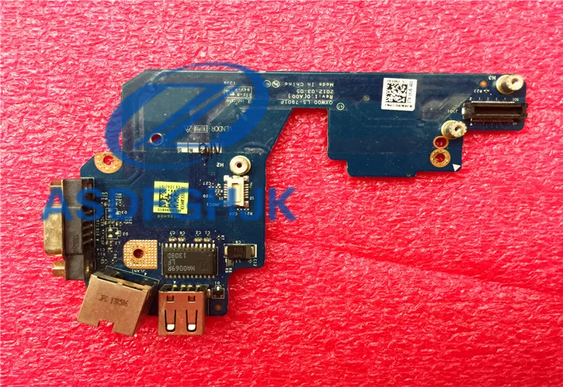 Оригинал для DELL E5530 E5430 LS-7901P 4M3HJ 04M3HJ USB VGA плата/USB Сетевая интерфейсная плата оригинал
Оригинал для DELL E5530 E5430 LS-7901P 4M3HJ 04M3HJ USB VGA плата/USB Сетевая интерфейсная плата оригинал