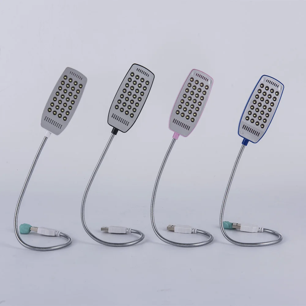 New Arrival 4 Colors reading lamp LED USB Book light Ultra Bright Flexible for Laptop Notebook PC Computer | Лампы и освещение