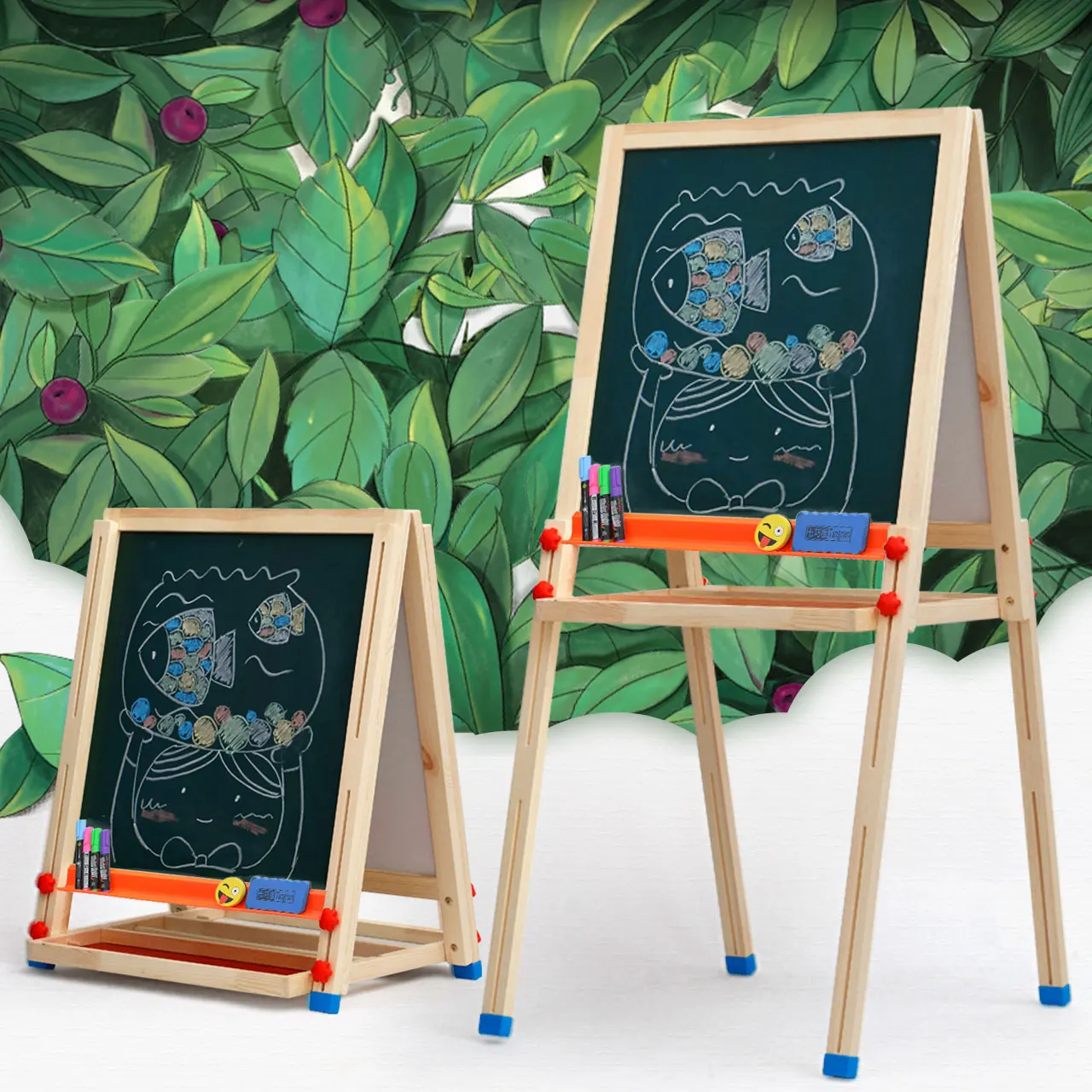 Children's drawing board double-side magnetic blackboard paiting graffiti blackboard painting home teaching writing board
Children's drawing board double-side magnetic blackboard paiting graffiti blackboard painting home teaching writing board