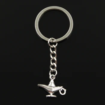 Fashion 30mm Key Ring Metal Key Chain Keychain Jewelry Antique Silver Color Plated Aladdin Magic Lamp Genie 22x18mm Pendant
Fashion 30mm Key Ring Metal Key Chain Keychain Jewelry Antique Silver Color Plated Aladdin Magic Lamp Genie 22x18mm Pendant