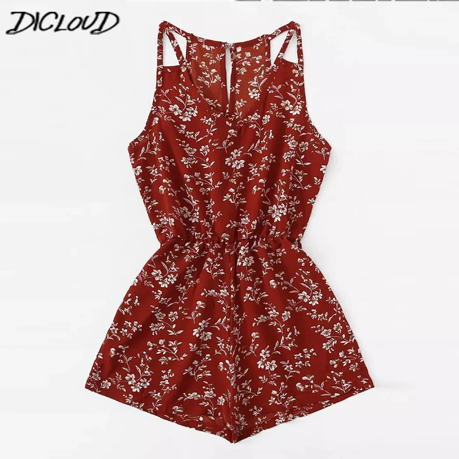 Printed Floral Bohemian Summer Playsuits Women Striped Hollow Out V Neck Sleeveless Playsuit Female Beach Casual Plus Size 2XL
Printed Floral Bohemian Summer Playsuits Women Striped Hollow Out V Neck Sleeveless Playsuit Female Beach Casual Plus Size 2XL