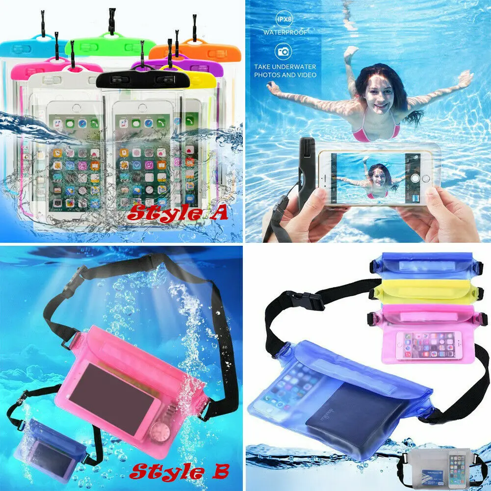 

2019 Newest Hot Waterproof Underwater Swim Drifting Pouch Dry Bag Case Cover For iPhone Cell Phone Mobile