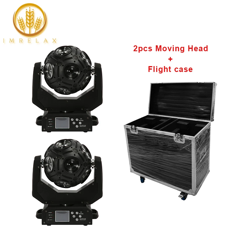 IMRELAX 2pcs 12*20W RGBW 4in1 LED Disco Ball Light Infinite Rotation Disco Party Stage Light With Flight Case Package
IMRELAX 2pcs 12*20W RGBW 4in1 LED Disco Ball Light Infinite Rotation Disco Party Stage Light With Flight Case Package