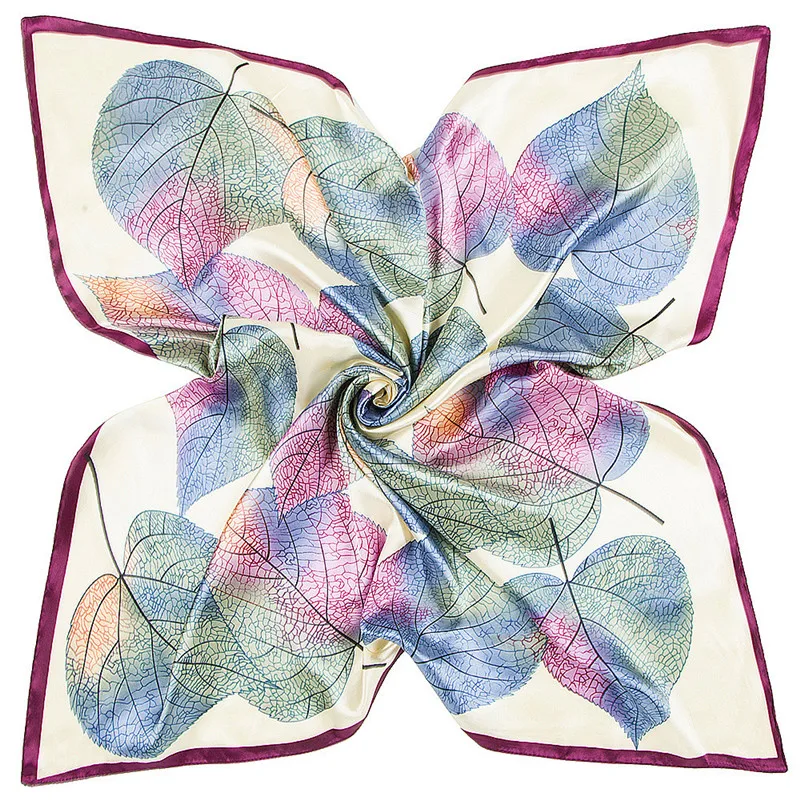 2017 New Arrival Spring Summer Scarf 90-90cm High Quality Silk Satin Handkerchief Big Square Silk Scarf Fashion Leaves Pashmina
2017 New Arrival Spring Summer Scarf 90-90cm High Quality Silk Satin Handkerchief Big Square Silk Scarf Fashion Leaves Pashmina