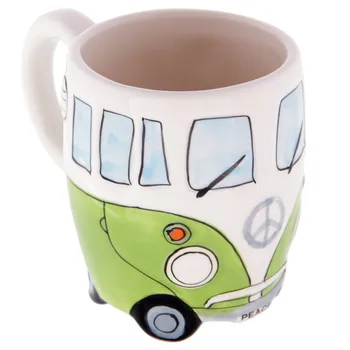 

1Piece Camper Van Adventures Ceramic Coffee Mug Retro Bus Mug Hippie Coffee Mug With Gift Box Unique Gift Idea
