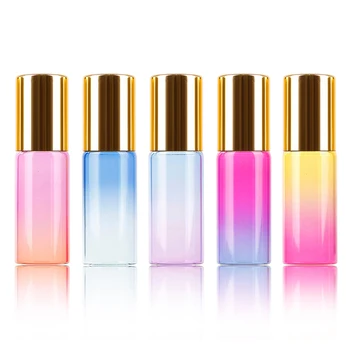 5pcs Gradient Roll on Roller Bottle for Essential Oils Refillable Perfume Bottle Deodorant Containers with Gold Lid Containers
5pcs Gradient Roll on Roller Bottle for Essential Oils Refillable Perfume Bottle Deodorant Containers with Gold Lid Containers