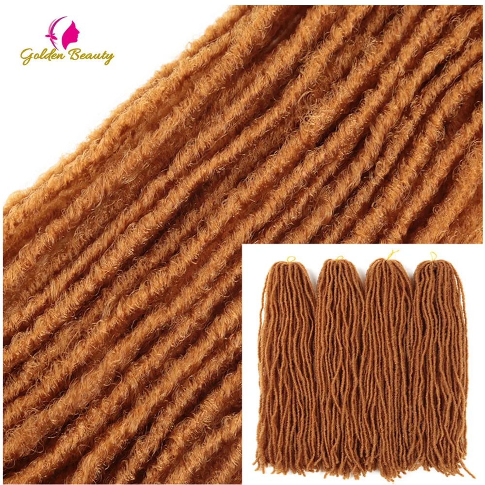 Golden Beauty 18" Soft Dreadlocks Hair Extensions Synthetic Crochet Braids Brown Ombre hair Straight faux locs Braiding Hair
Golden Beauty 18" Soft Dreadlocks Hair Extensions Synthetic Crochet Braids Brown Ombre hair Straight faux locs Braiding Hair