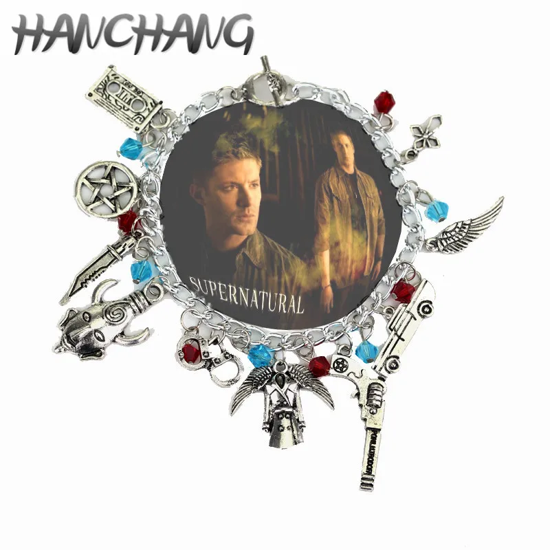 TV Jewelry Supernatural Inspired Bracelet Dean Sam Davils Protection Winchester Deluxe Bangle Bracelet Chain Women Christmas Gif
TV Jewelry Supernatural Inspired Bracelet Dean Sam Davils Protection Winchester Deluxe Bangle Bracelet Chain Women Christmas Gif