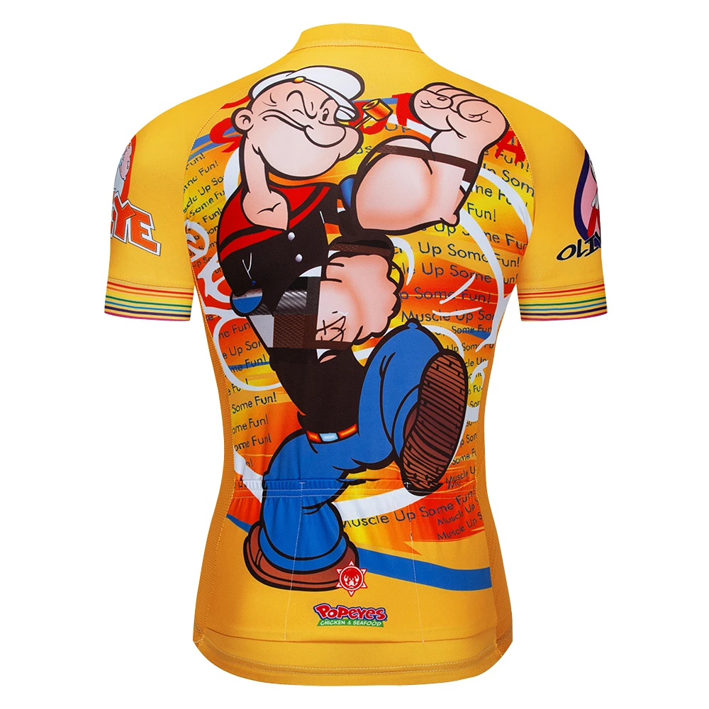 popeye cycling jersey