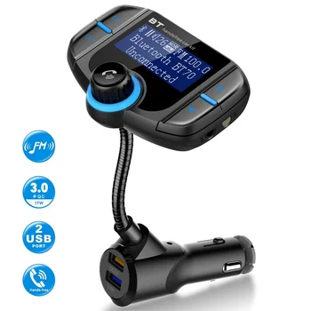 Bluetooth Car Kit Handsfree Set FM Transmitter MP3 Music Player 5V 2.4A USB Car Charger Support 1.65'' MP3 Player Support Siri
Bluetooth Car Kit Handsfree Set FM Transmitter MP3 Music Player 5V 2.4A USB Car Charger Support 1.65'' MP3 Player Support Siri