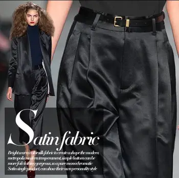 Fragrance remains pure black based simulation of elastic thin silk satin fashion show fashion fabrics special offer
Fragrance remains pure black based simulation of elastic thin silk satin fashion show fashion fabrics special offer