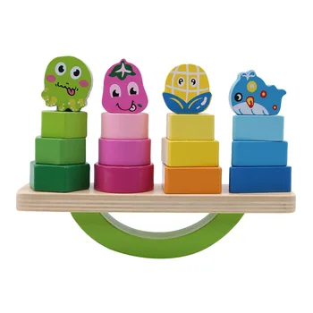 Fun Fruits Seesaw Toys Baby Geometric Educational Building Blocks Wooden Balance Wood Toys For Children Creative Assembling Toy
Fun Fruits Seesaw Toys Baby Geometric Educational Building Blocks Wooden Balance Wood Toys For Children Creative Assembling Toy