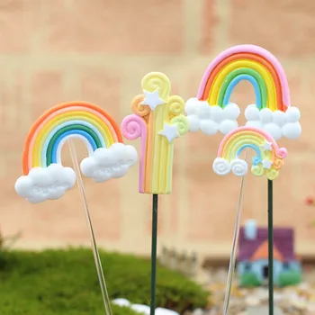 Rainbow Modeling ornament Gardening garden miniatures terrariums artificial resin craft figurines for home decoration
Rainbow Modeling ornament Gardening garden miniatures terrariums artificial resin craft figurines for home decoration