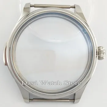 44mm Parnis silver watch case 316L Fit eta 6497 6498 Seagull st36 movement Wristwatch watches 
44mm Parnis silver watch case 316L Fit eta 6497 6498 Seagull st36 movement Wristwatch watches