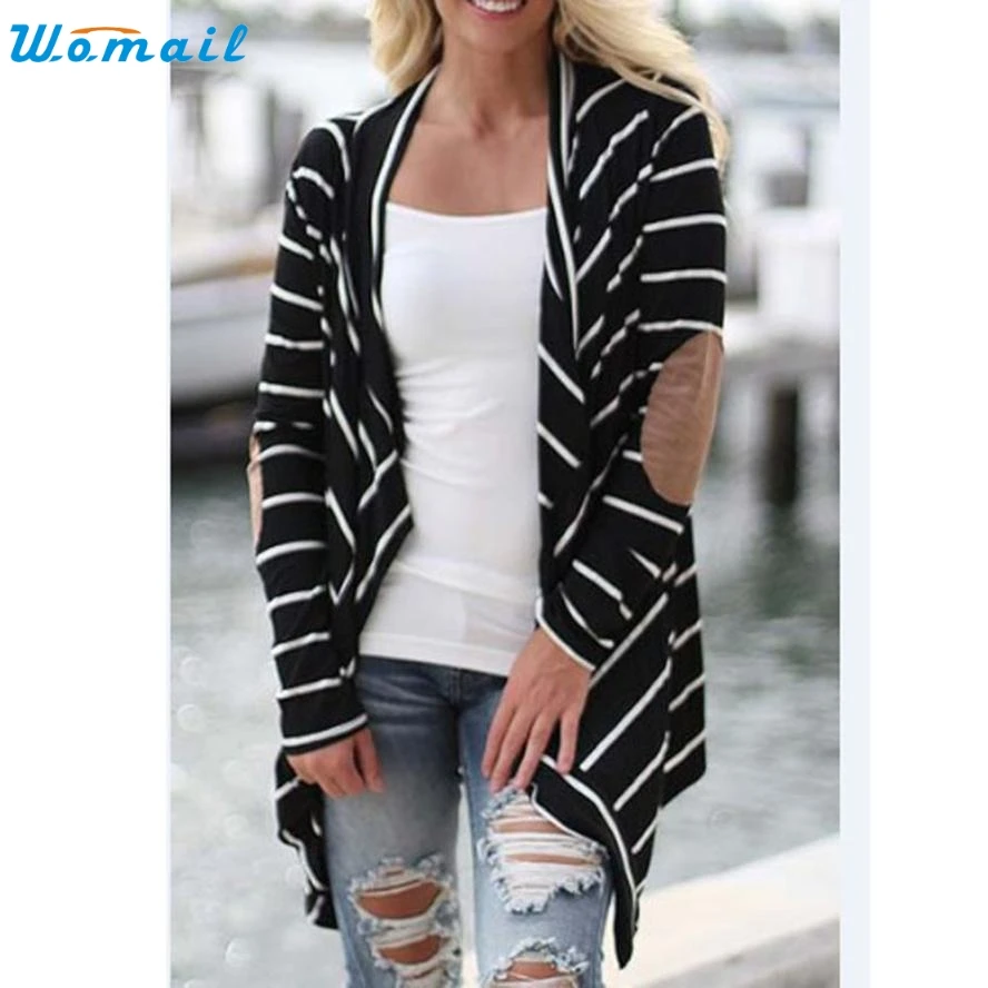 OC Fairy Store Hot Selling Drop Shipping Women Casual Long Sleeve Striped Cardigans Patchwork Outwear
OC Fairy Store Hot Selling Drop Shipping Women Casual Long Sleeve Striped Cardigans Patchwork Outwear
